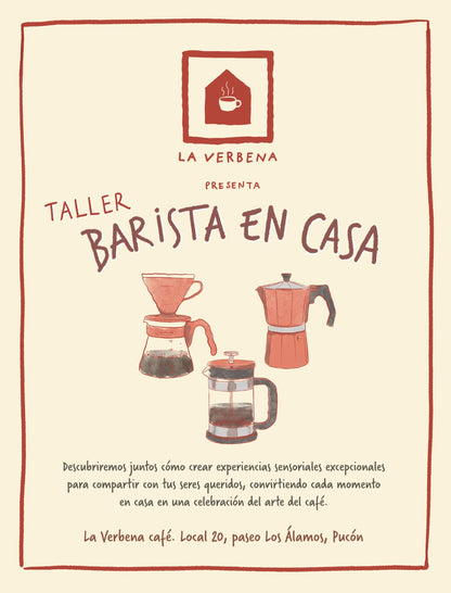 TALLER BARISTA EN CASA LA VERBENA