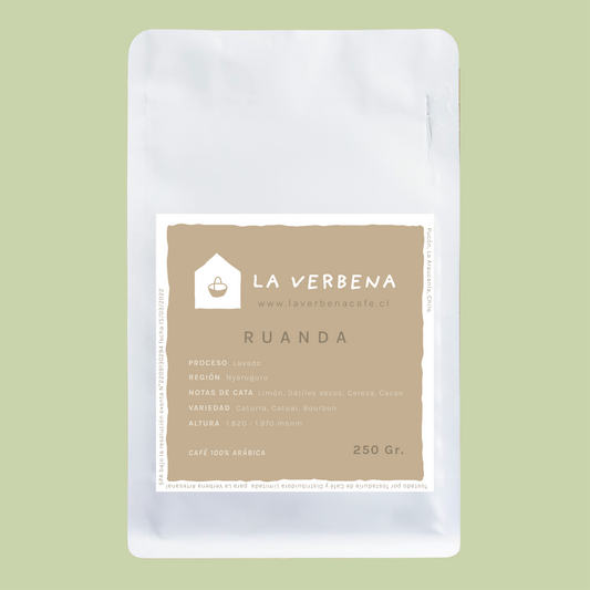 CAFÉ RUANDA - NYARUGURU - LAVADO
